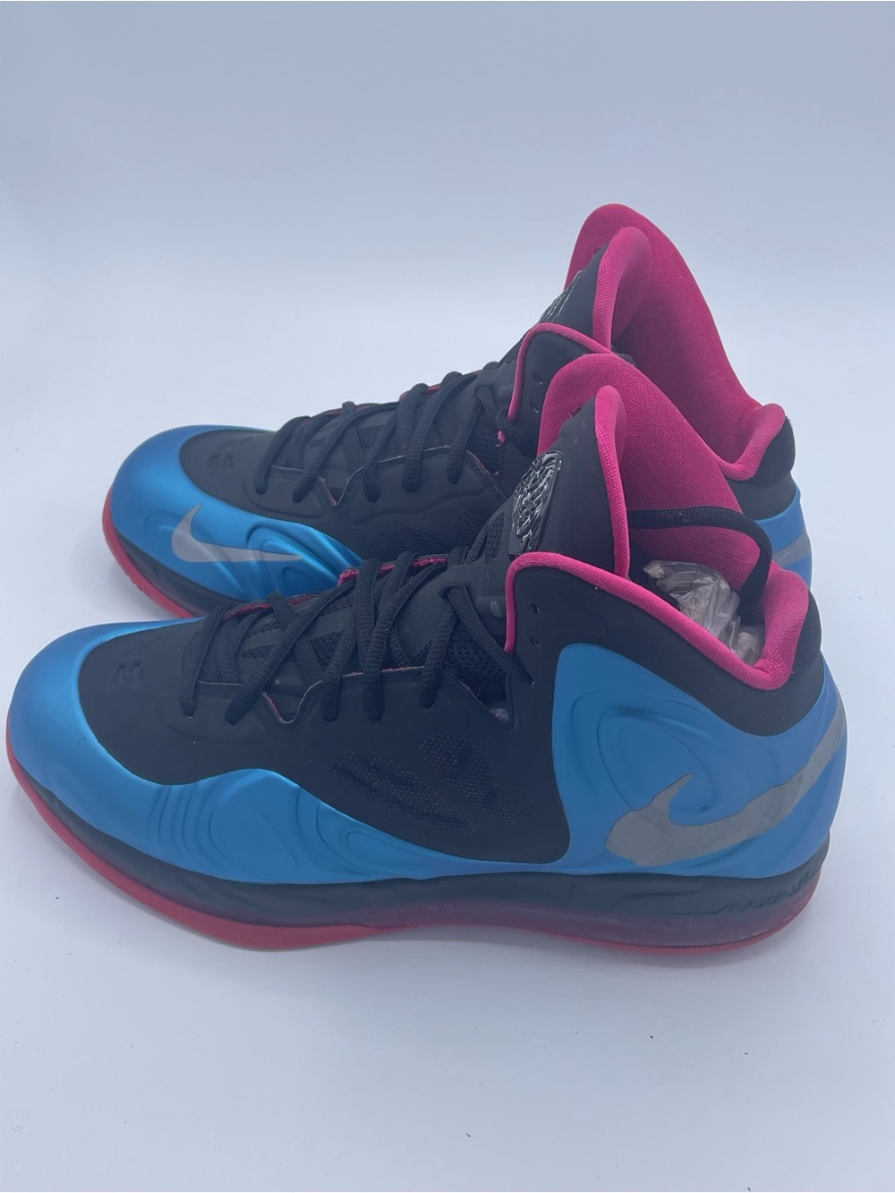 Nike Men's Hyperposite Fireberry with Foamposite Overlays Release Year 2012